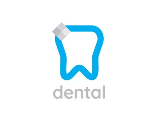 Projekt graficzny logo dla firmy online DENTALL